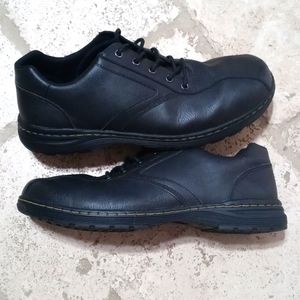 Classic Black Men's Lace-Up Comfort Shoes